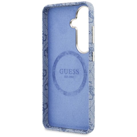 GUESS futerał do SAMSUNG S26 GUHMS26S5P4FWMSB (4G Script MagSafe) niebieski