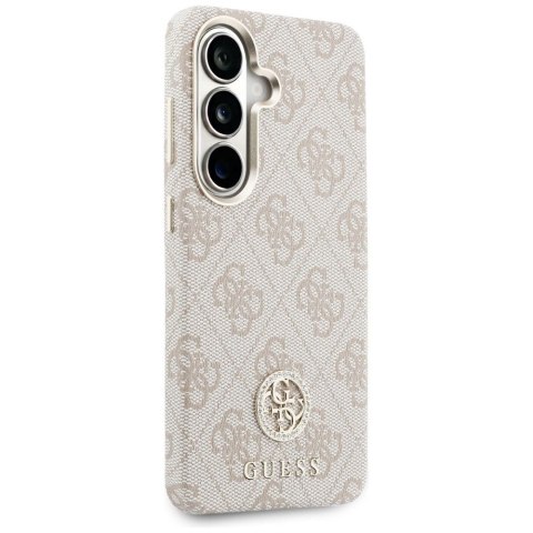 GUESS futerał do SAMSUNG S26 GUHMS26SP4GRMDEP (4G Rhinestone Round Logo MagSafe) różowy