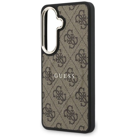 GUESS futerał do SAMSUNG S26 GUHMS26SP4MSEGCW (4G Embossed Ring MagSafe) brązowy