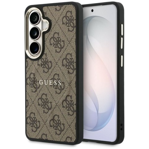 GUESS futerał do SAMSUNG S26 Plus GUHMS26MP4MSEGCW (4G Embossed Ring MagSafe) brązowy