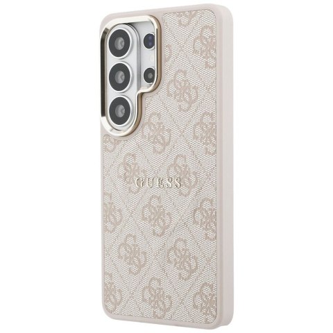 GUESS futerał do SAMSUNG S26 Ultra GUHMS26LP4MSEGCP (4G Embossed Ring MagSafe) różowy