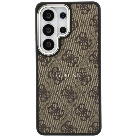 GUESS futerał do SAMSUNG S26 Ultra GUHMS26LP4MSEGCW (4G Embossed Ring MagSafe) brązowy