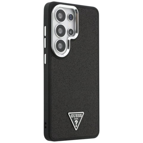 GUESS futerał do SAMSUNG S26 Ultra GUHMS26LPFGTSCMK (Fixed Glitter Triangle MagSafe) czarny