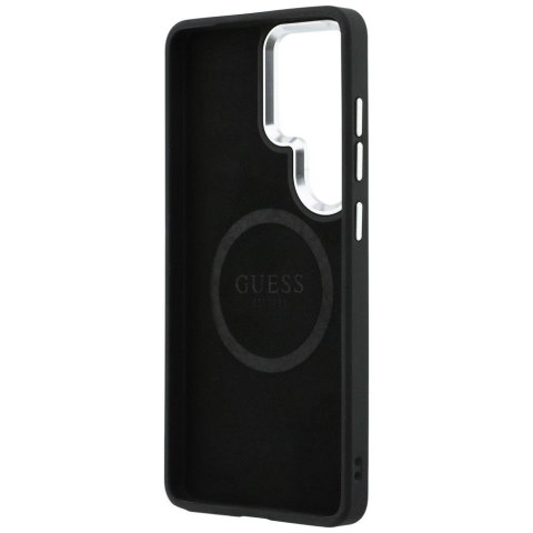 GUESS futerał do SAMSUNG S26 Ultra GUHMS26LPFGTSCMK (Fixed Glitter Triangle MagSafe) czarny