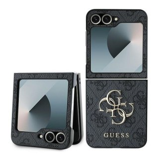 GUESS futerał do SAMSUNG Z FLIP 6 GUHCZF64GMGGR (PU 4G Leather Metal Logo) czarny