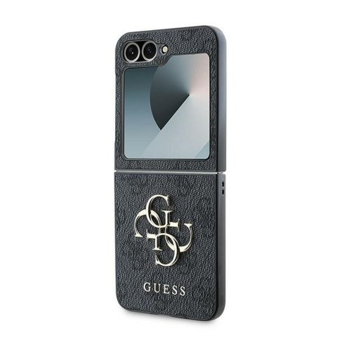GUESS futerał do SAMSUNG Z FLIP 6 GUHCZF64GMGGR (PU 4G Leather Metal Logo) czarny