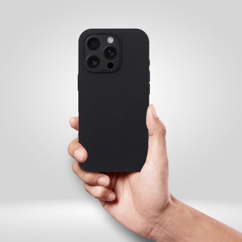 Futerał do iPhone 15 PRO Silicone 2mm zgodny z MagSafe czarny