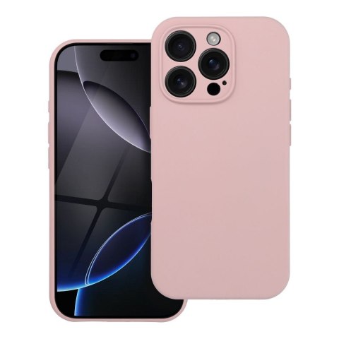 Futerał do iPhone 16 PRO Silicone 2mm zgodny z MagSafe pudrowy róż