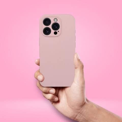 Futerał do iPhone 16 PRO Silicone 2mm zgodny z MagSafe pudrowy róż