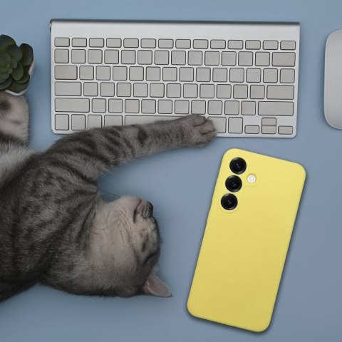 Futerał do Xiaomi Redmi Note 15 PRO 4G Silicone 2mm żółty