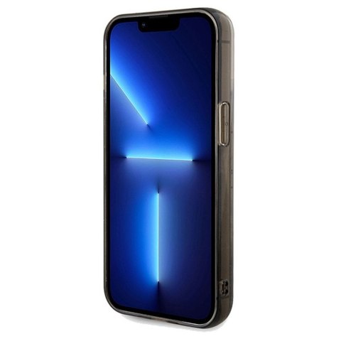 KARL LAGERFELD futerał do IPHONE 13 Pro Max KLHCP13XLKCNSK (Liquid Glitter C) transparentny