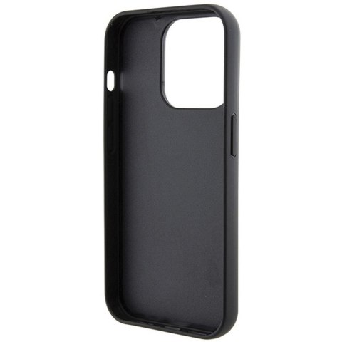 KARL LAGERFELD futerał do IPHONE 14 Pro Max KLHCP14XGSACHPK (Gripstand Saffiano choupette PIN) czarny