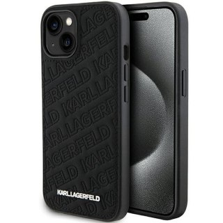 KARL LAGERFELD futerał do IPHONE 15 KLHCP15SPQKPMK (Quilted Pattern) czarny
