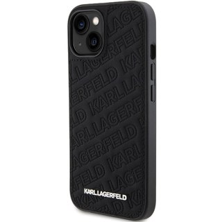 KARL LAGERFELD futerał do IPHONE 15 KLHCP15SPQKPMK (Quilted Pattern) czarny