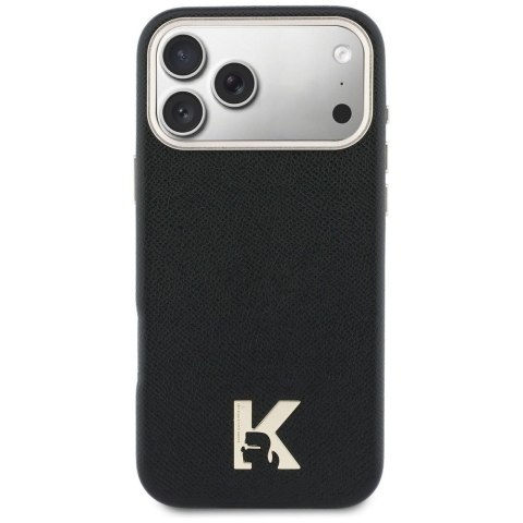 KARL LAGERFELD futerał do IPHONE 17 Pro Max kompatybilny z MagSafe KLHMP17X5PGFKHGK (PU FW W/ KHead Logo) czarny