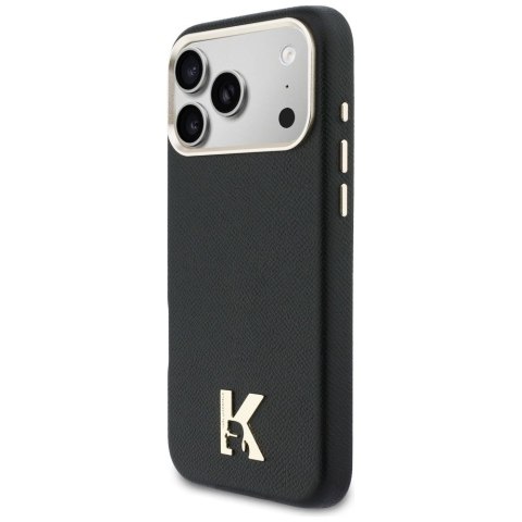 KARL LAGERFELD futerał do IPHONE 17 Pro Max kompatybilny z MagSafe KLHMP17X5PGFKHGK (PU FW W/ KHead Logo) czarny