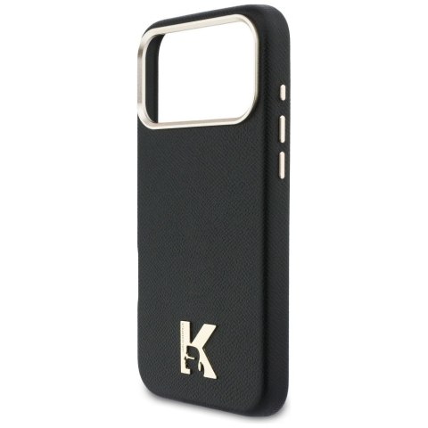KARL LAGERFELD futerał do IPHONE 17 Pro Max kompatybilny z MagSafe KLHMP17X5PGFKHGK (PU FW W/ KHead Logo) czarny