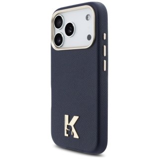 KARL LAGERFELD futerał do IPHONE 17 Pro kompatybilny z MagSafe KLHMP17L5PGFKHGB (PU FW W/ KHead Logo) niebieski