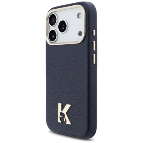 KARL LAGERFELD futerał do IPHONE 17 Pro kompatybilny z MagSafe KLHMP17L5PGFKHGB (PU FW W/ KHead Logo) niebieski
