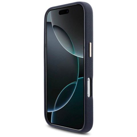 KARL LAGERFELD futerał do IPHONE 17 Pro kompatybilny z MagSafe KLHMP17L5PGFKHGB (PU FW W/ KHead Logo) niebieski