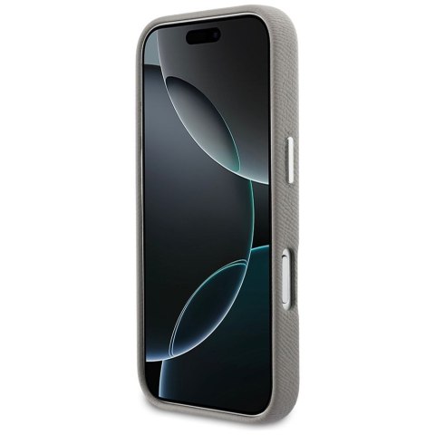 KARL LAGERFELD futerał do IPHONE 17 Pro kompatybilny z MagSafe KLHMP17L6PFKCLG (PU FW W/ K&C Head Pin) szary