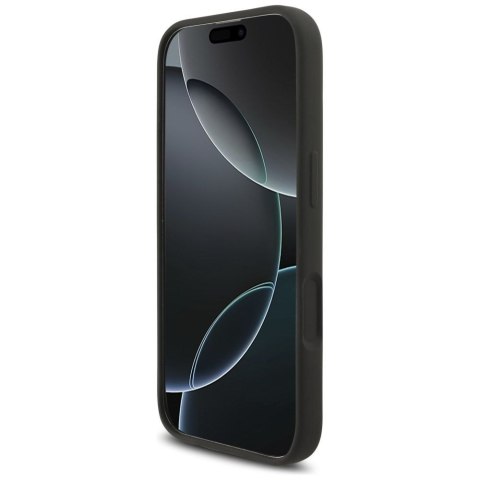 KARL LAGERFELD futerał do IPHONE 17 kompatybilny z MagSafe KLHMP17SSCMKCRHK (Silicone KC Body Ring) czarny