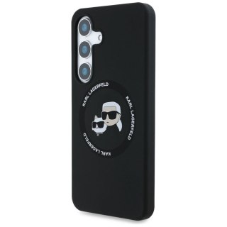 KARL LAGERFELD futerał do SAMSUNG S25 KLHMS25SSKCHTCK (Magnetic Silicone Double Heads) czarny