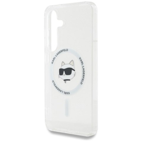KARL LAGERFELD futerał do SAMSUNG S25 Plus KLHMS25MHLSCHH (Magnetic IML Metal Choupette Head) biały
