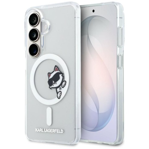 KARL LAGERFELD futerał do SAMSUNG S26 Plus KLHMS26M6HCPSCT (Magnetic IML Peekaboo Choupette) transparentny