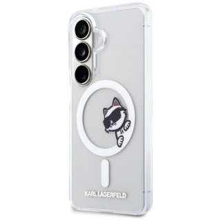 KARL LAGERFELD futerał do SAMSUNG S26 Plus KLHMS26M6HCPSCT (Magnetic IML Peekaboo Choupette) transparentny