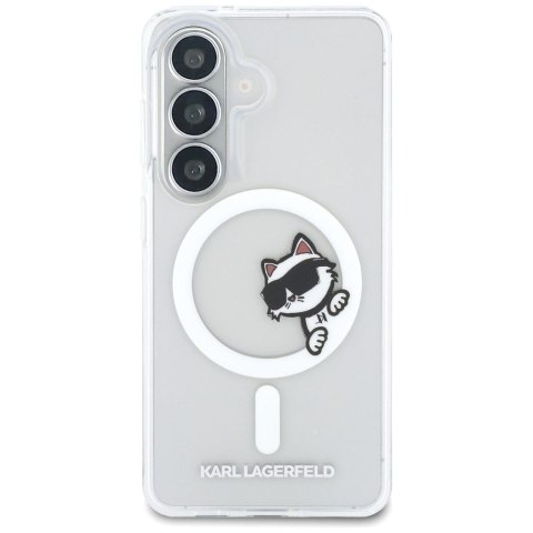 KARL LAGERFELD futerał do SAMSUNG S26 Plus KLHMS26M6HCPSCT (Magnetic IML Peekaboo Choupette) transparentny