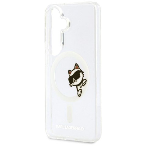 KARL LAGERFELD futerał do SAMSUNG S26 Plus KLHMS26M6HCPSCT (Magnetic IML Peekaboo Choupette) transparentny