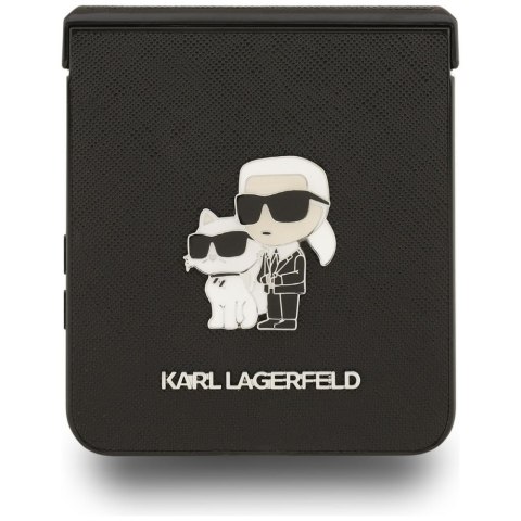 KARL LAGERFELD futerał do SAMSUNG Z FLIP7 KLHCZF7SAPKCNPK (Saffiano KC PIN) czarny