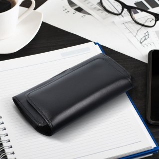 Kabura uniwersalna do paska skórzana ROYAL pozioma rozmiar XL do IPHONE 13 PRO MAX / 14 PRO MAX / SAMSUNG S21 PLUS / S20 FE / A5