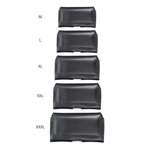 Kabura uniwersalna do paska skórzana ROYAL pozioma rozmiar XL do IPHONE 13 PRO MAX / 14 PRO MAX / SAMSUNG S21 PLUS / S20 FE / A5
