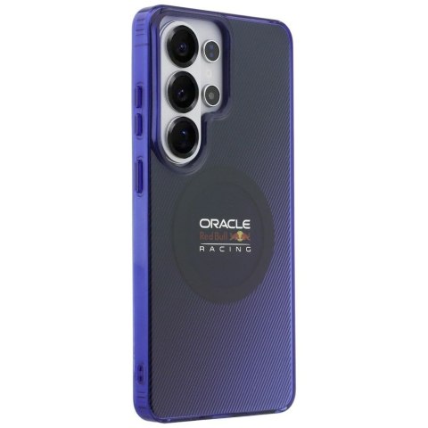 RED BULL futerał do SAMSUNG S26 Ultra RBHMS26L24HGDSV (Magnetic Double Layer PC Blended Lines) navy