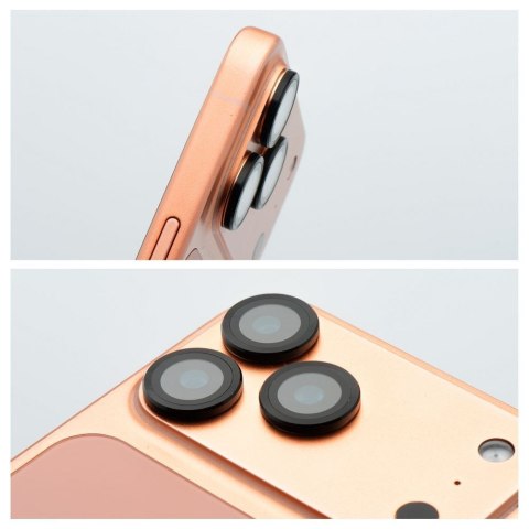 Szkło na aparat BLUE STAR Easy Install do IPHONE 16 / 16 PLUS czarne