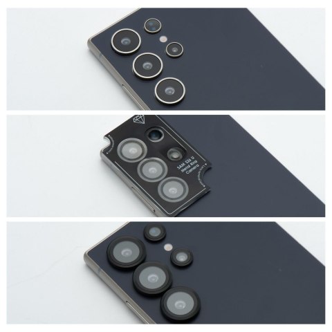 Szkło na aparat BLUE STAR Easy Install do SAMSUNG A16 czarne