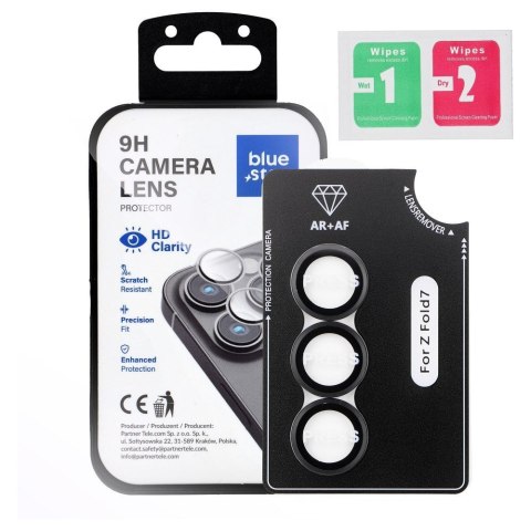 Szkło na aparat BLUE STAR Easy Install do SAMSUNG FOLD 7 czarne
