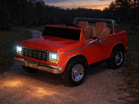Auto na akumulator Dwu Osobowy Klasyczny Ford Bronco Autko Pickup PA0338