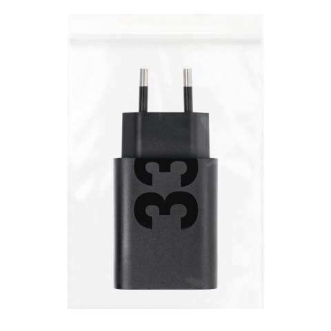 MOTOROLA oryginalna ładowarka sieciowa USB A 33W MC339 czarna bulk