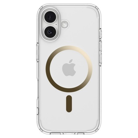 SPIGEN futerał ULTRA HYBRID MAG kompatybilny z MagSafe do IPHONE 17 clear gold
