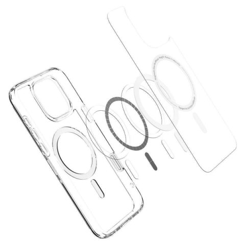 SPIGEN futerał ULTRA HYBRID "T" MAG kompatybilny z MagSafe do IPHONE 16 Pro white