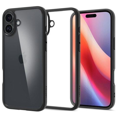SPIGEN futerał ULTRA HYBRID do IPHONE 16 matte black