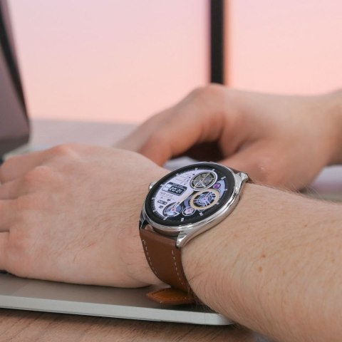 Smartwatch Hoco 1,43" AMOLED IP67 z funkcją rozmowy Y22 srebrny