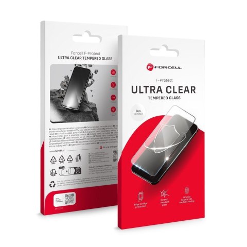 Szkło hartowane do iPhone 15 PRO MAX Forcell Ultra Clear Glass czarne