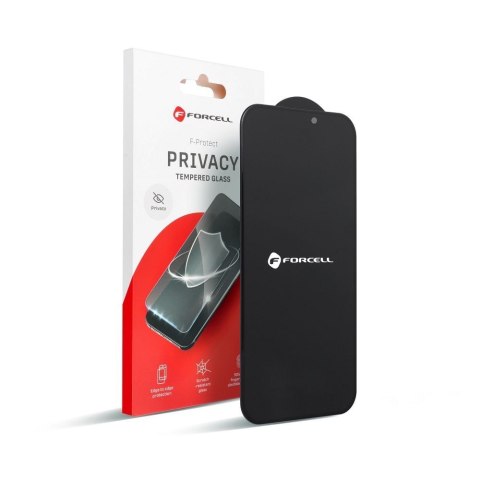 Szkło hartowane do iPhone 16 Forcell Privacy Glass czarne