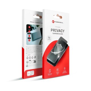 Szkło hartowane do iPhone 16 PRO / 17 / 17 PRO Forcell Privacy Glass czarne