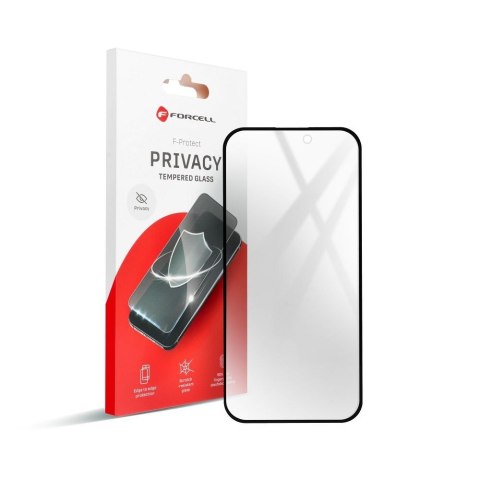 Szkło hartowane do iPhone 16 PRO / 17 / 17 PRO Forcell Privacy Glass czarne