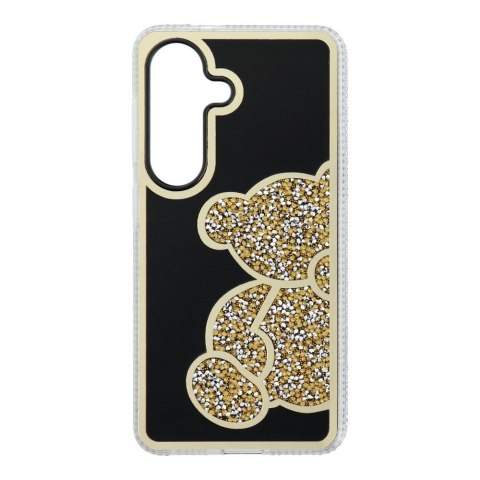 Futerał do Samsung S26 Teddy Bear złoty
